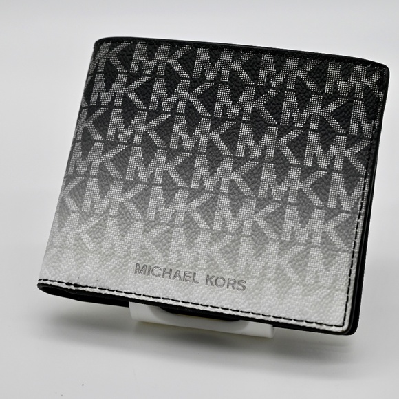 Michael Kors Cooper Ombré Signature Logo Billfold Wallet NWT - Picture 1 of 4